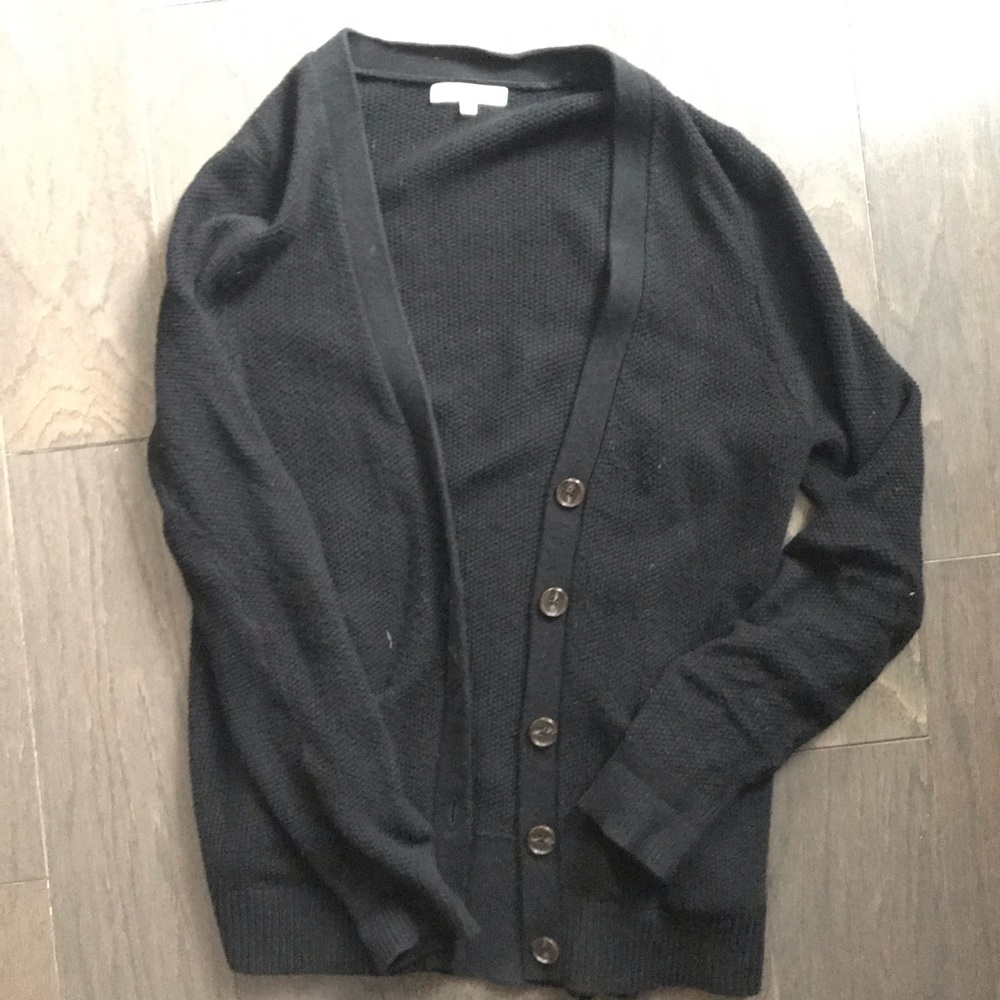Madewell black cardigan- small